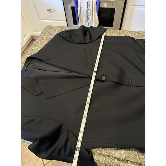 Canali 3‎ Buttons Wool Jacket Coat dark charcoal 56R made in Italy Dark Navy - Picture 10 of 16